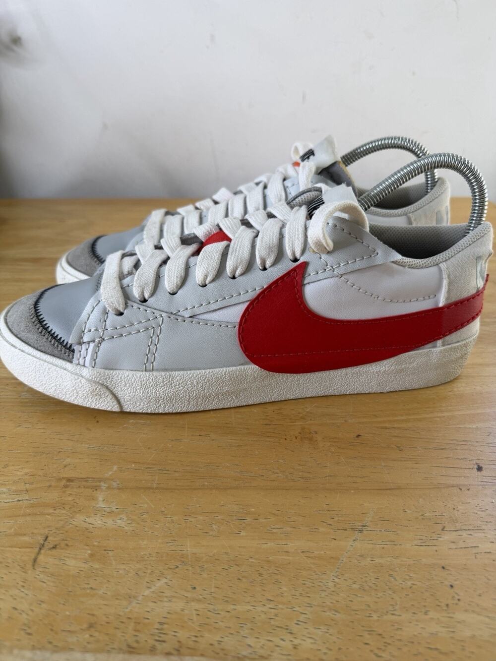 Nike Blazer Low '77 Jumbo White University Red Men's Size 12 DQ8769-100